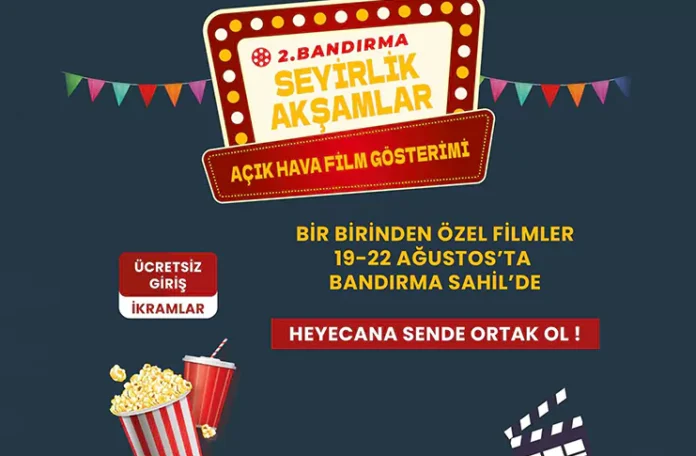 Yeşilçam rüzgarı Bandırma'da esecek.