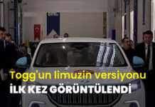 Togg’un limuzin versiyonu ilk kez görüntülendi! Togg'un limuzin versiyonu ilk kez görüntülendi!