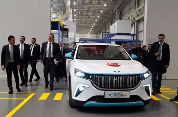 Togg'un limuzin versiyonu ilk kez görüntülendi!